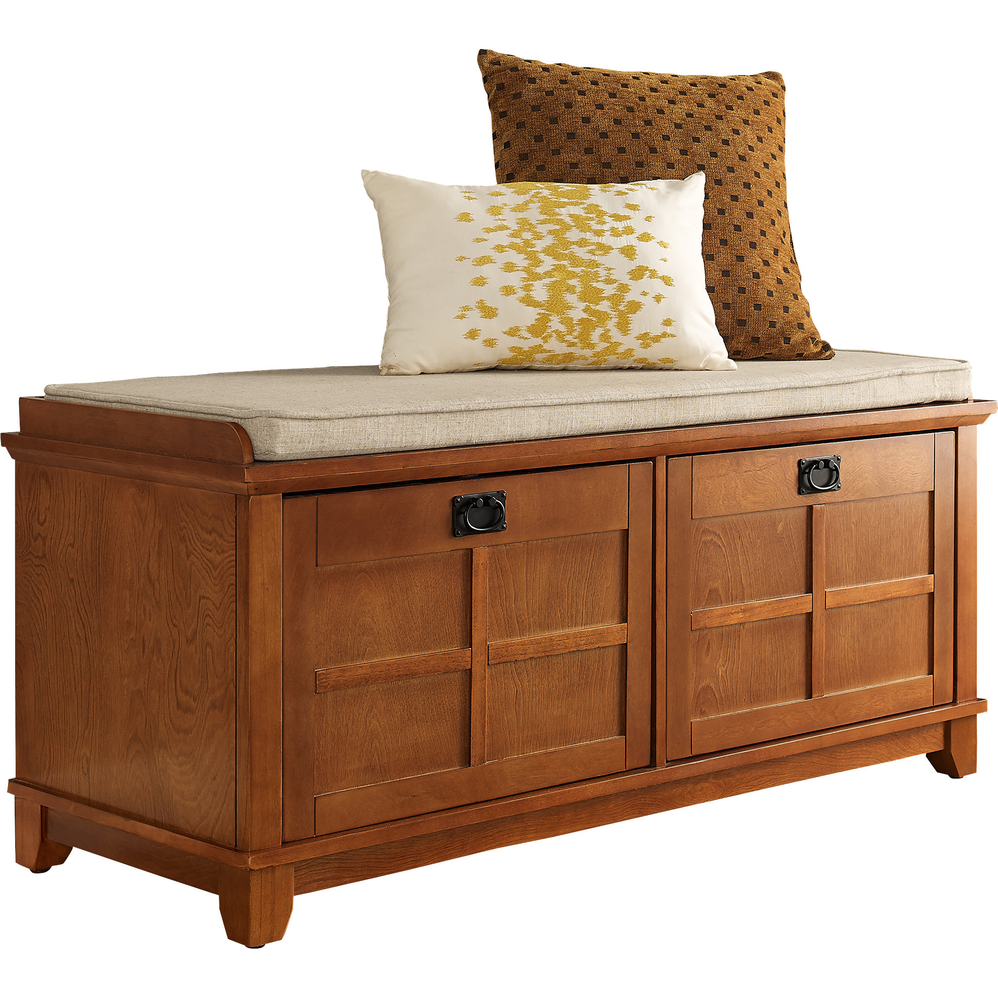 Haddam Fabric Storage Entryway Bench & Reviews Birch Lane